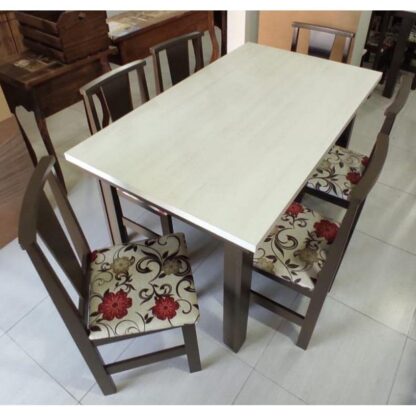 Conjunto Mesa Com 6 Cadeiras Pop