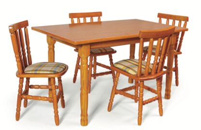 Mesa com 4 ou 6 cadeiras Madeira Torneada