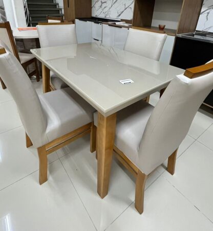 Conjunto Mesa de Jantar 4 ou 6 Cadeiras - Cód.1578