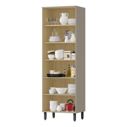 Cozinha Modulada Fendi/Castanho 100% MDF - Imagem 8