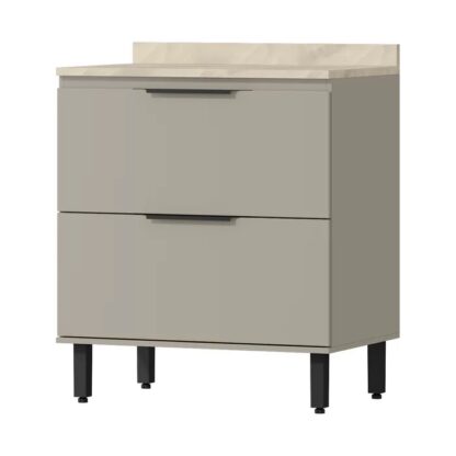 Cozinha Modulada Fendi/Castanho 100% MDF - Imagem 14