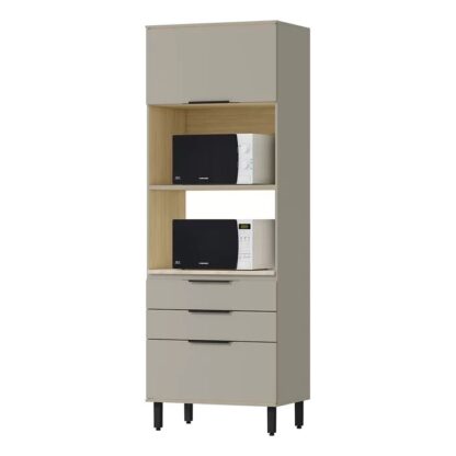 Cozinha Modulada Fendi/Castanho 100% MDF - Imagem 16