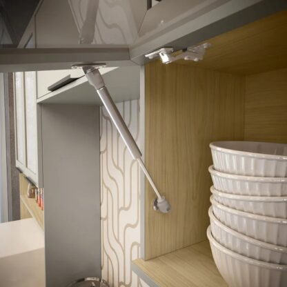 Cozinha Modulada Fendi/Castanho 100% MDF - Imagem 11