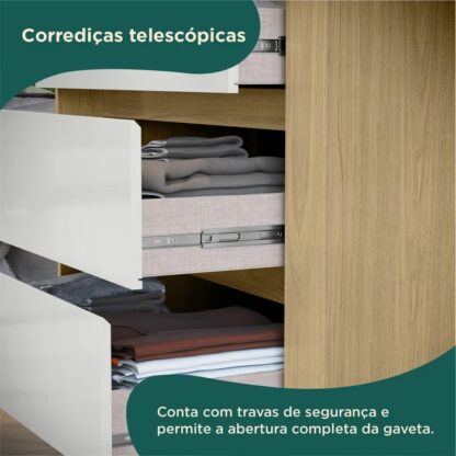 Roupeiro MDF com Espelho - Cód. 2114 - Imagem 5