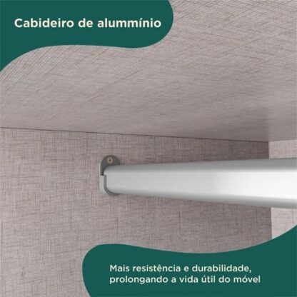 Roupeiro MDF com Espelho - Cód. 2114 - Imagem 6